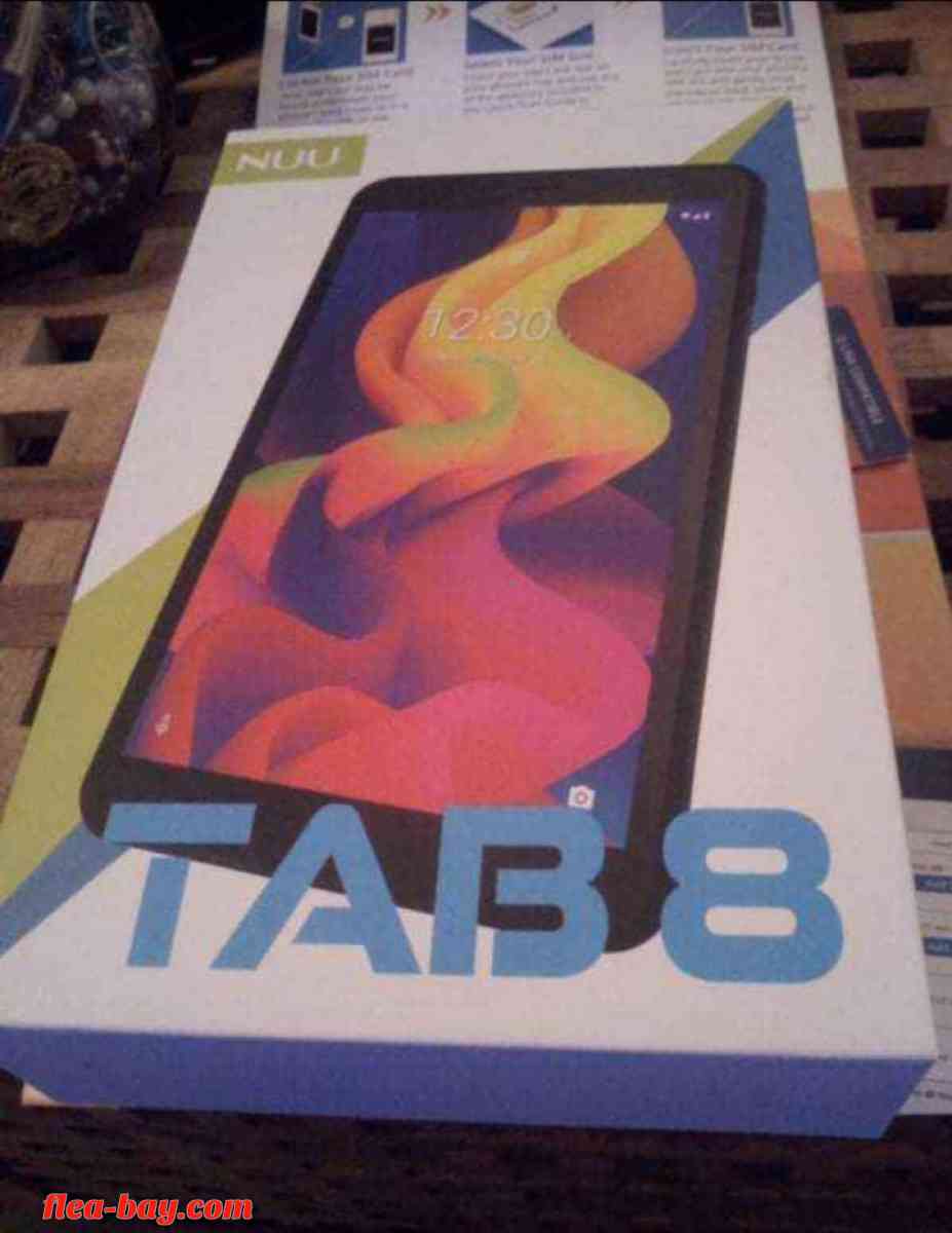 10 inch tablet Tab 8 with 1yr unlimited wifi & data