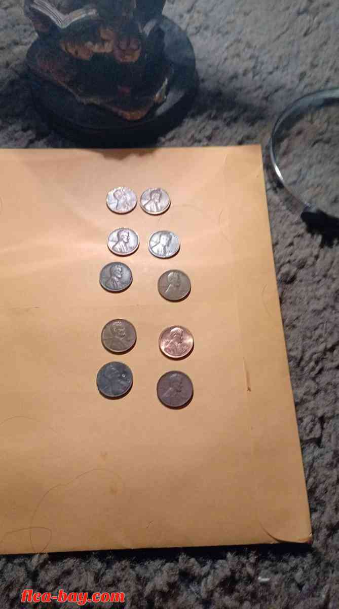 old n misprint pennys