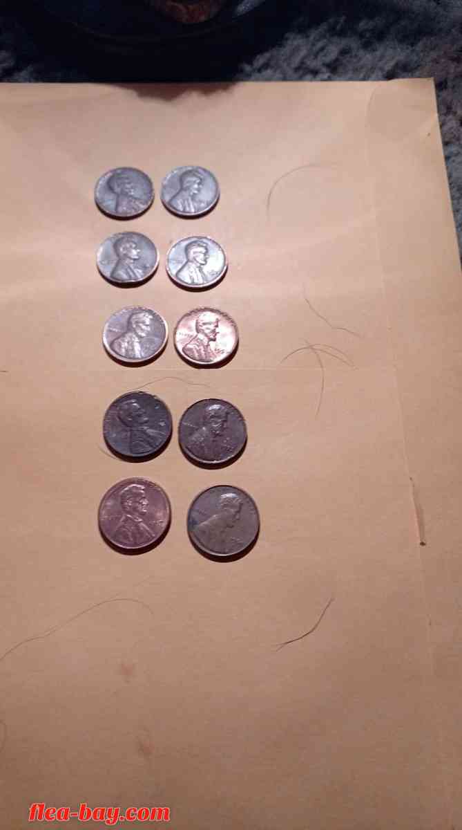 old n misprint pennys