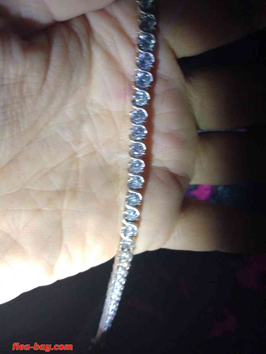 14 ck white gold 2.16 diamond tennis bracelet