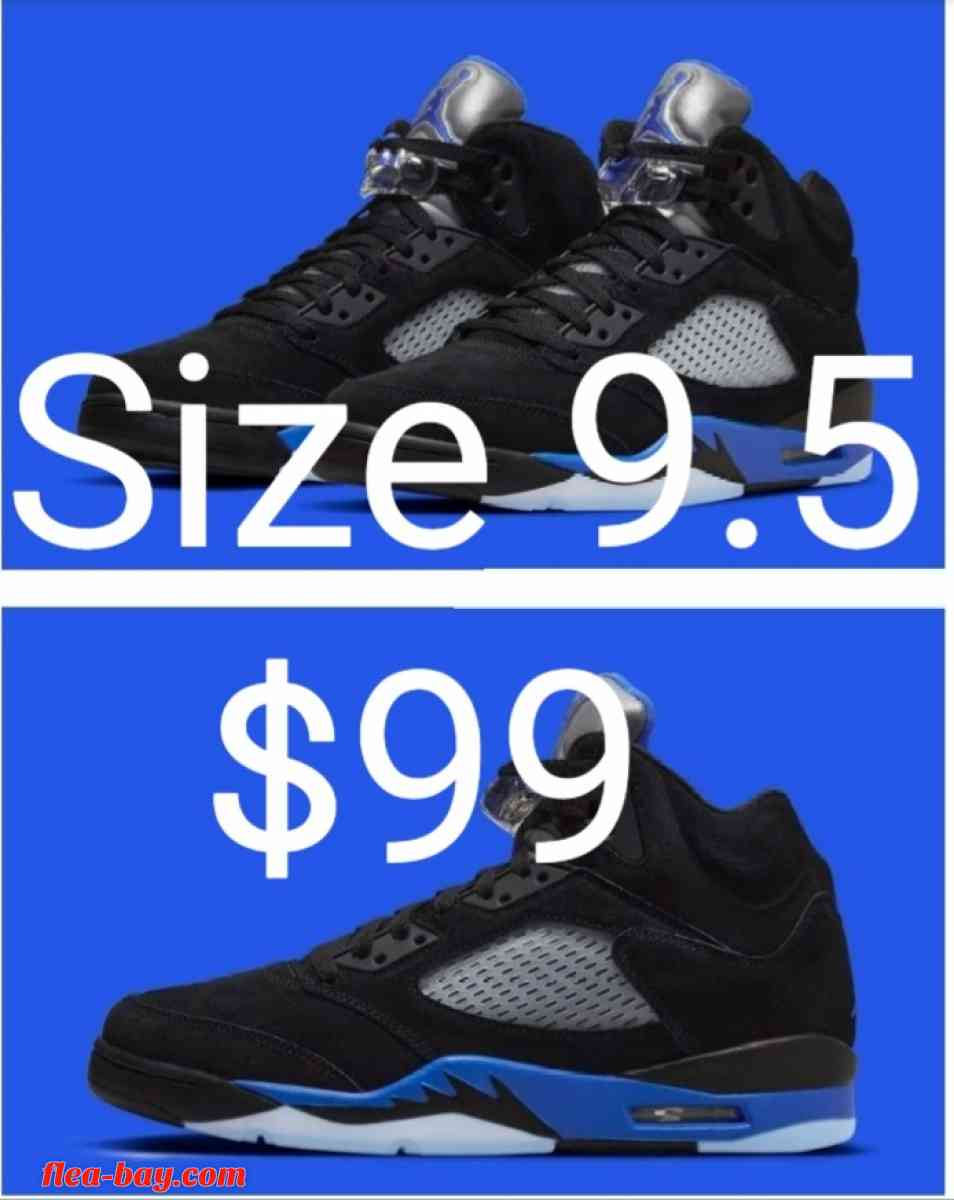 Jordan Retro 5 Racer Blue Size 9.5