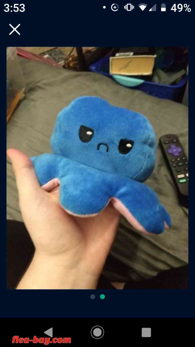 reversible octopus plushie