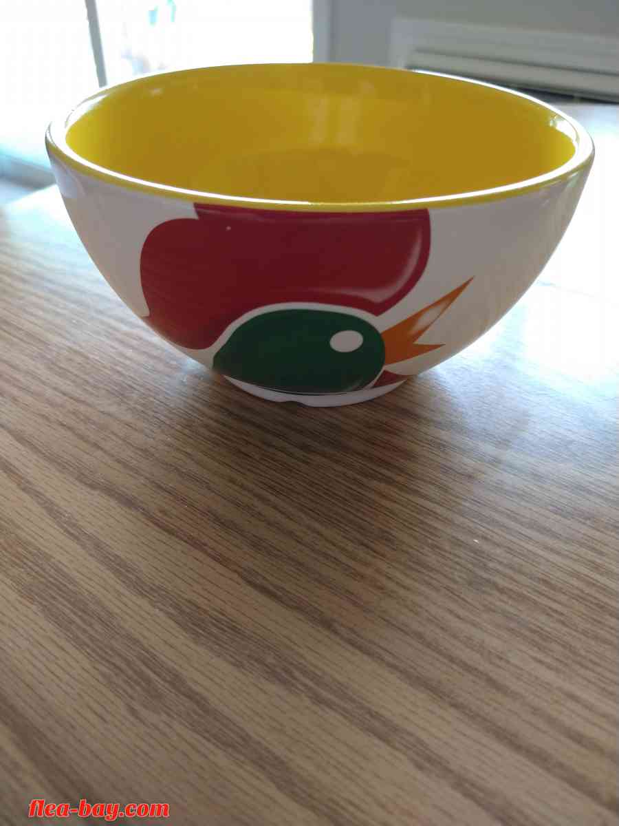 Kellogg's Cornelius corny rooster ceramic cereal bowl