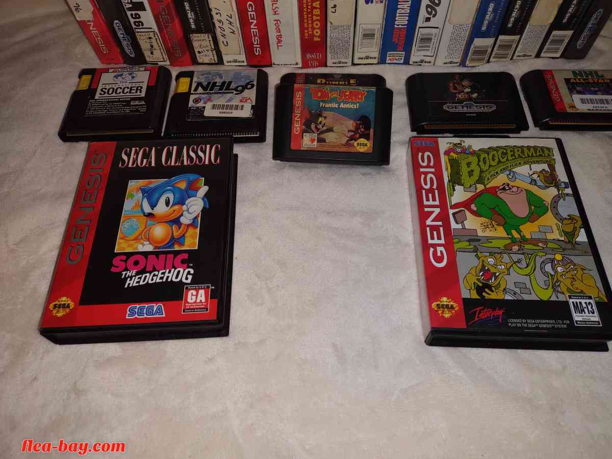 old Sega Genesis games