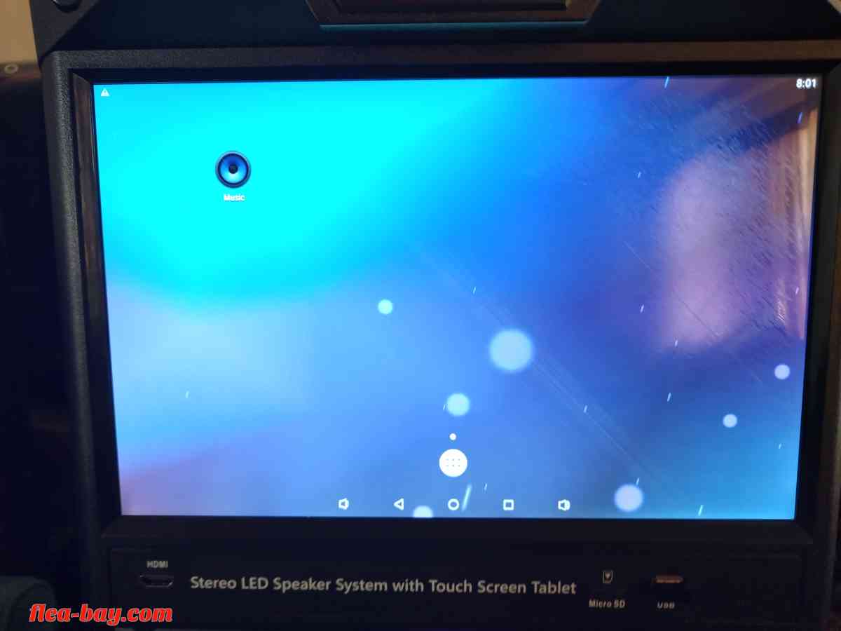 (DOLPHIN KARAOKE BLUETOOTH 2X10" WOOFER TOUCH SCREEN SPEAKER