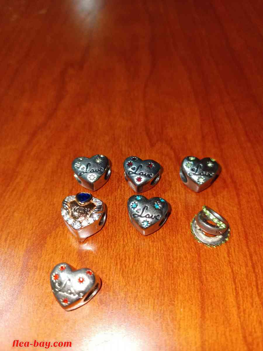 sterling silver charm bracelet pendants