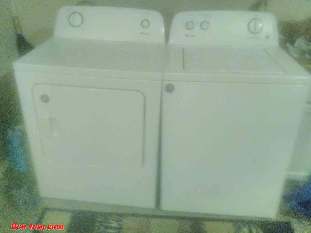 Amana washer and dryer set fully functional