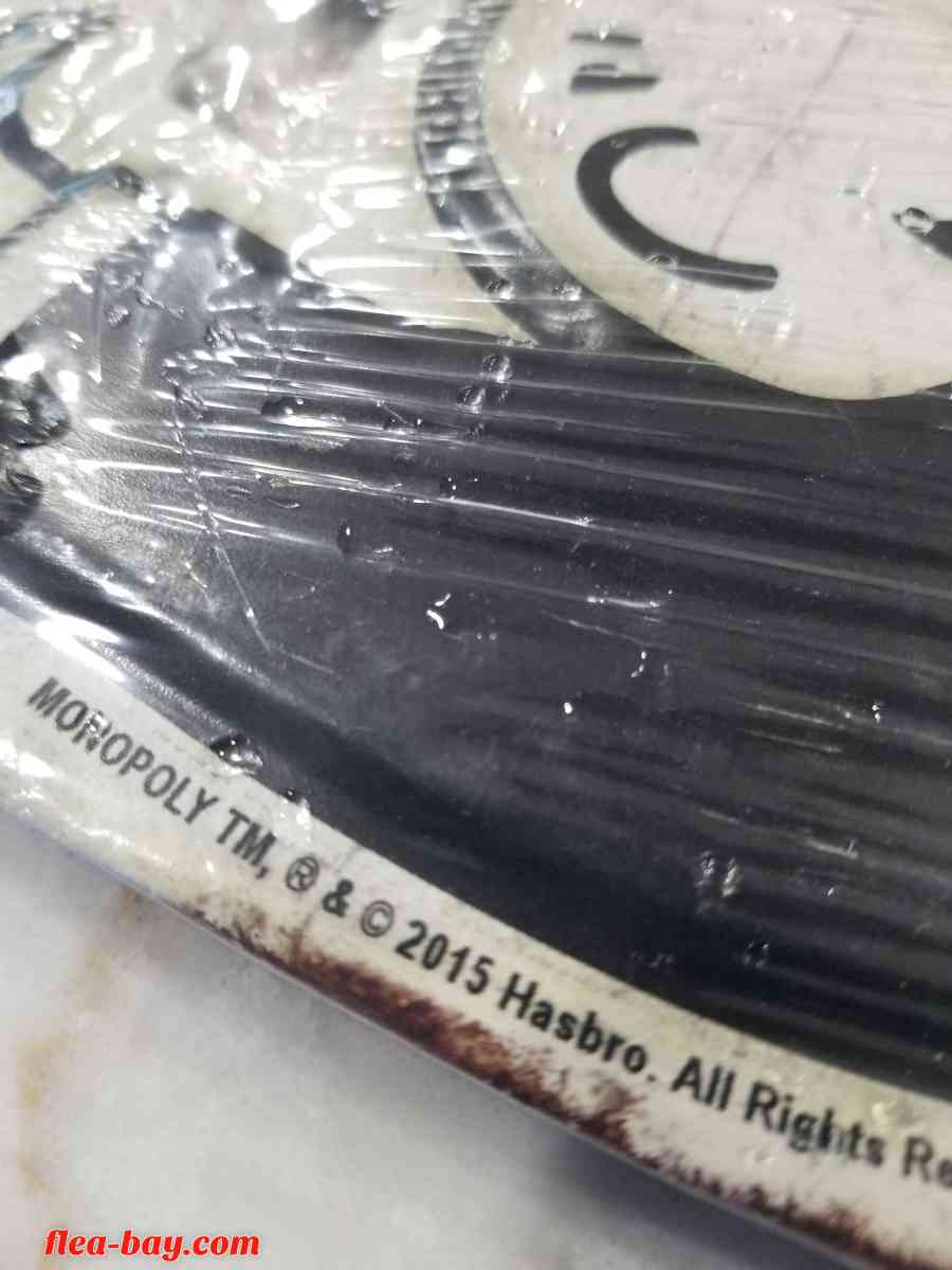 Vintage 2015 Metal Monopoly Sign Hasbro Wall hanging
