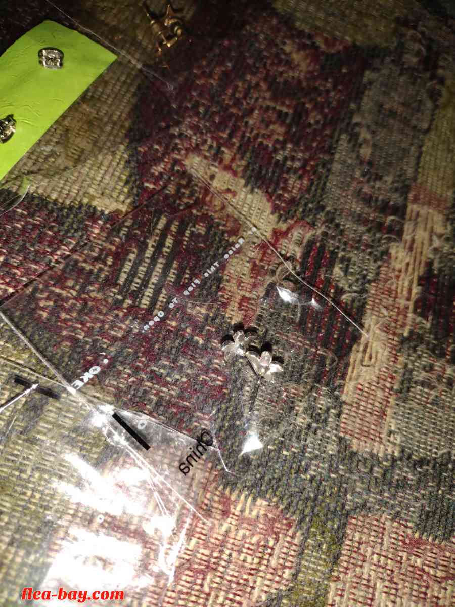 A bundle of post earrings