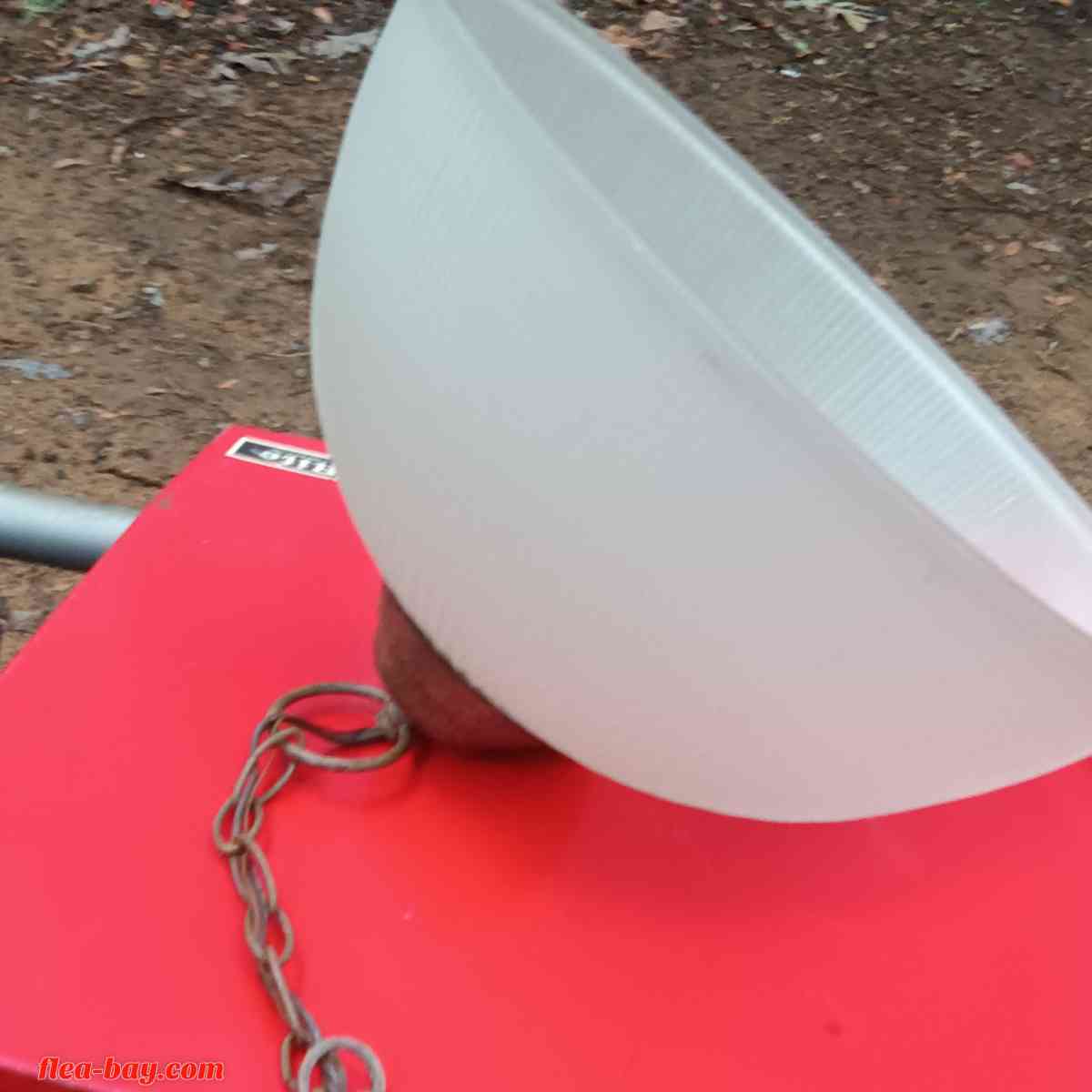 Hanging light fixtures.