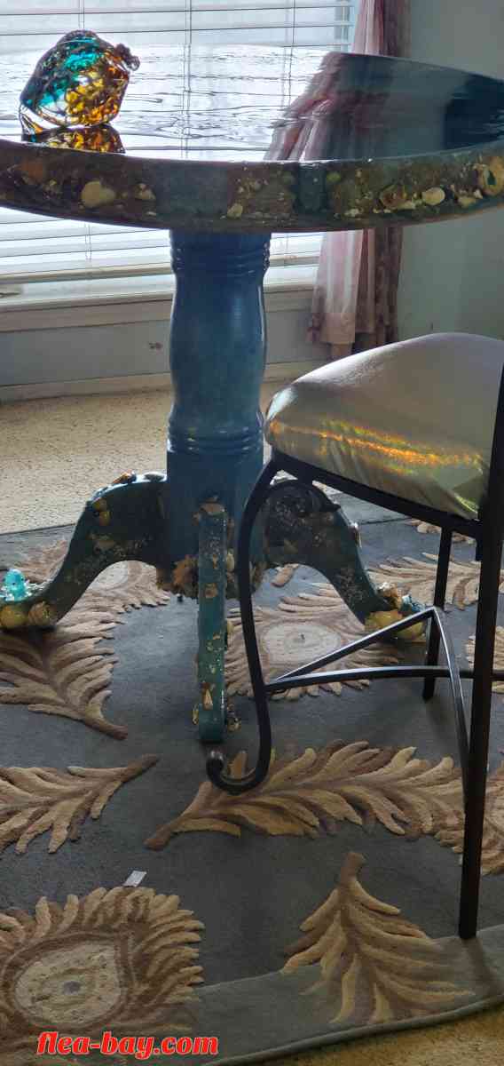 Ocean resin table