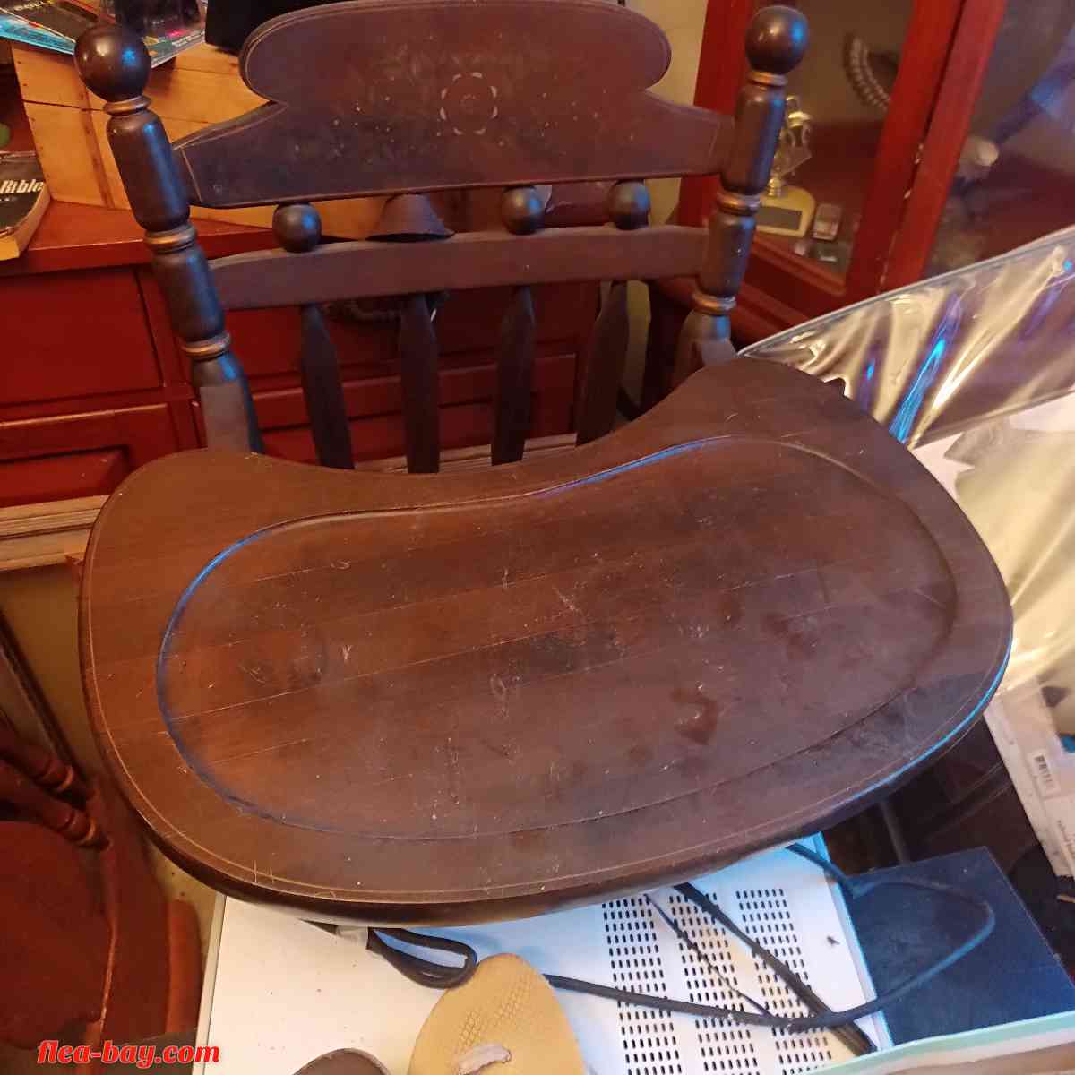 Ethan Allen Vintage Wooden Highchair