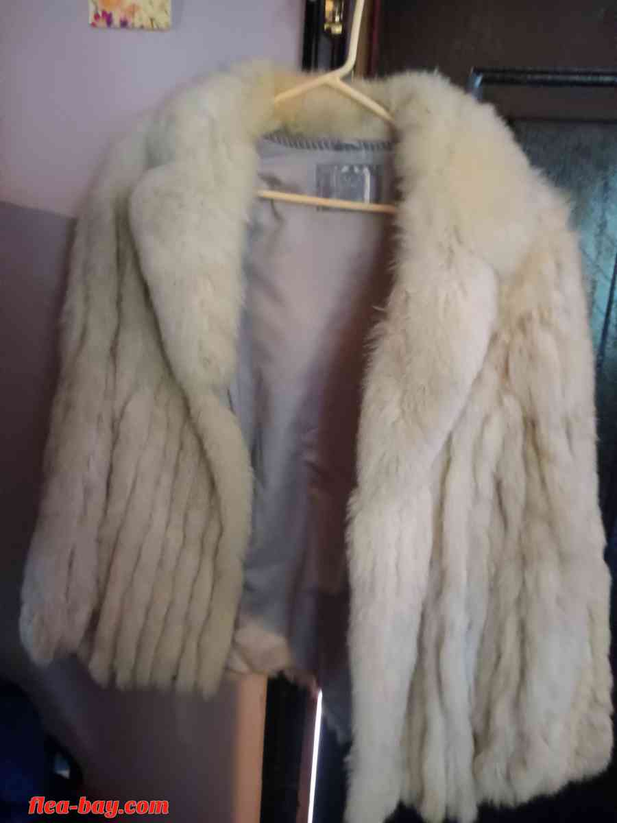 real Fox fur coat women