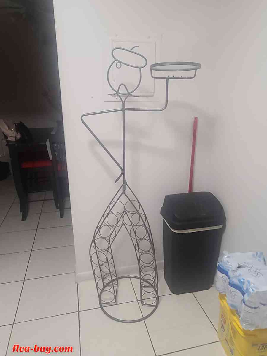 iron wine rack