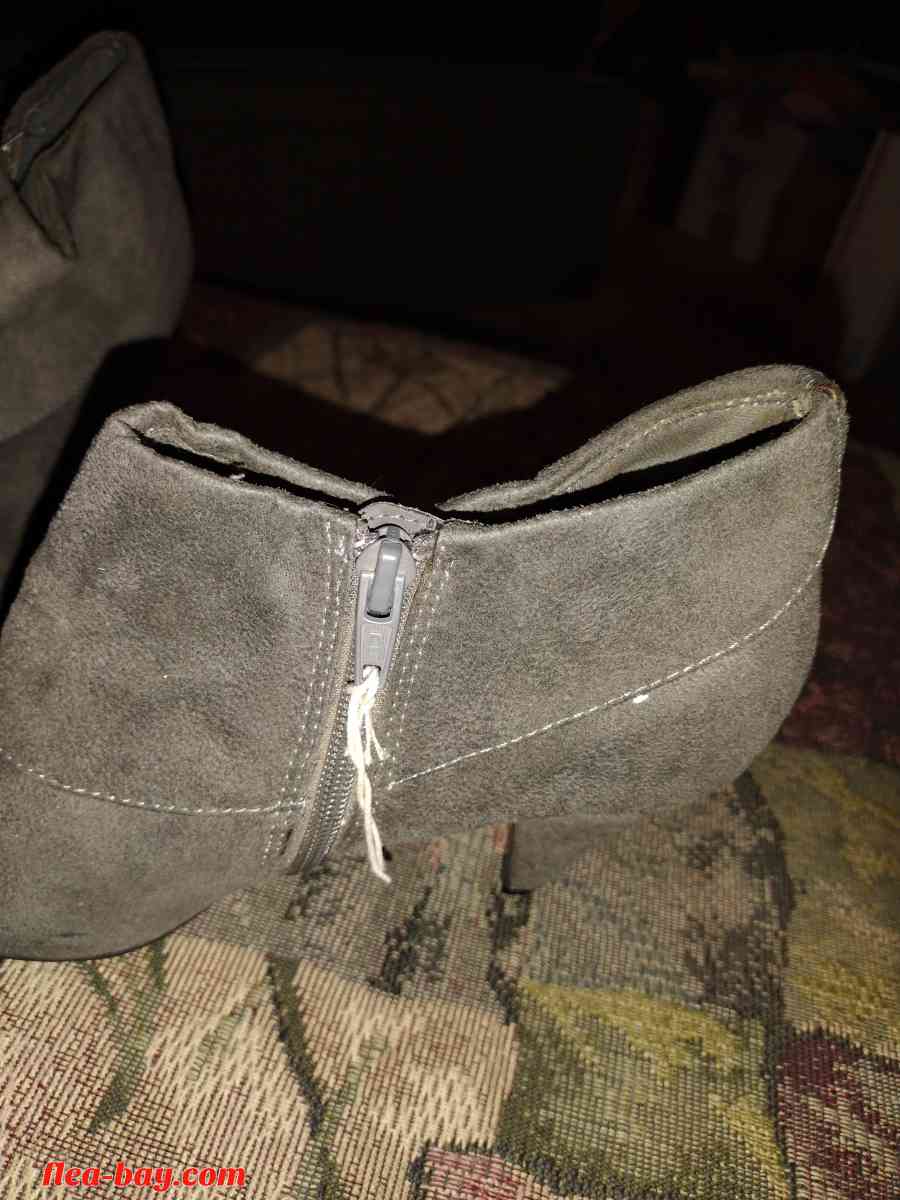 women's boots brown suede used