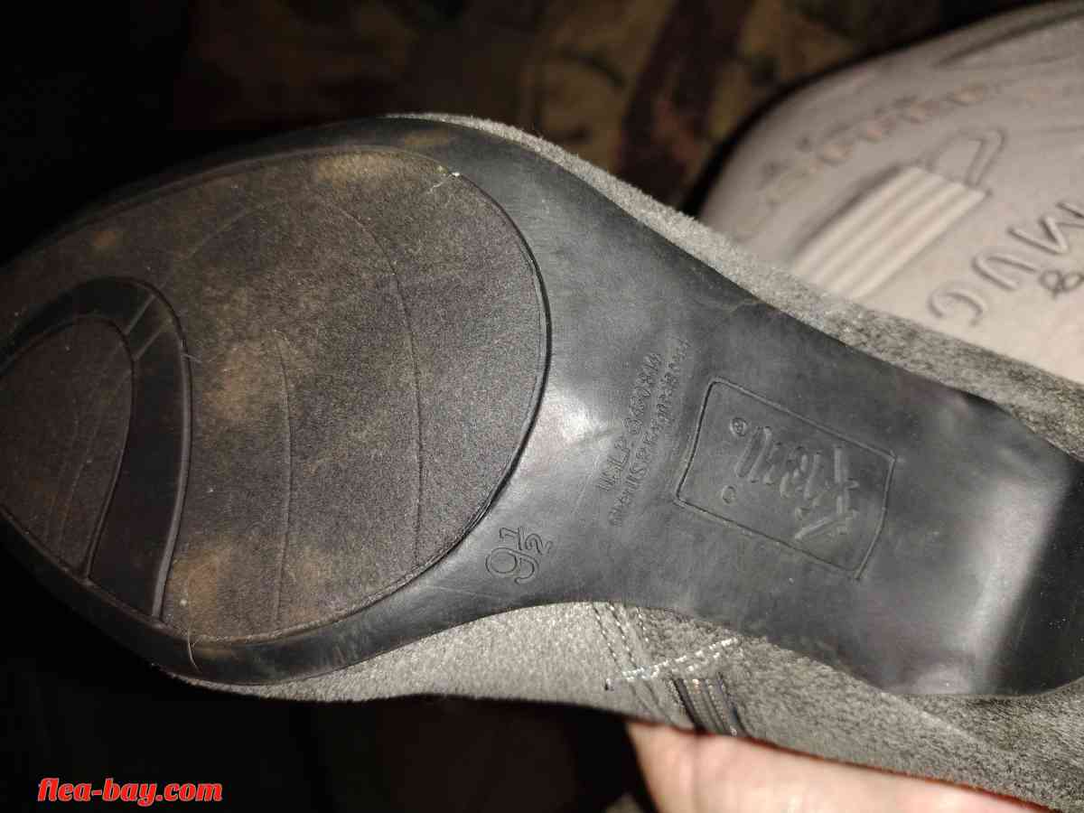 women's boots brown suede used