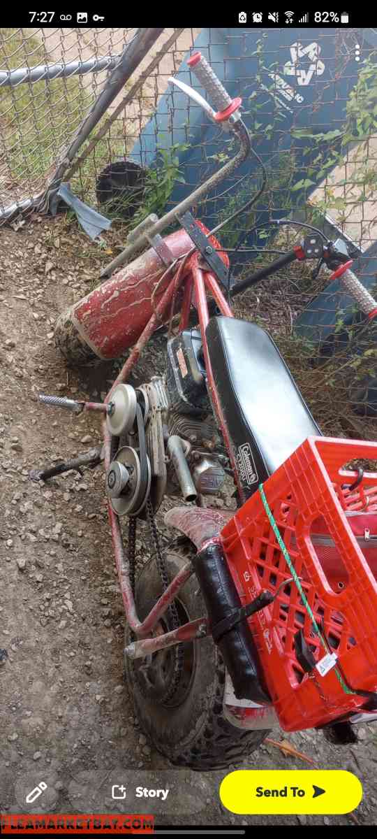 212cc Colman mini bike