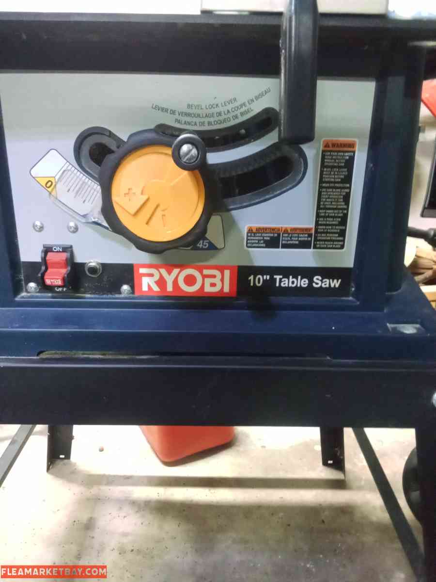 10" RYOBI table saw