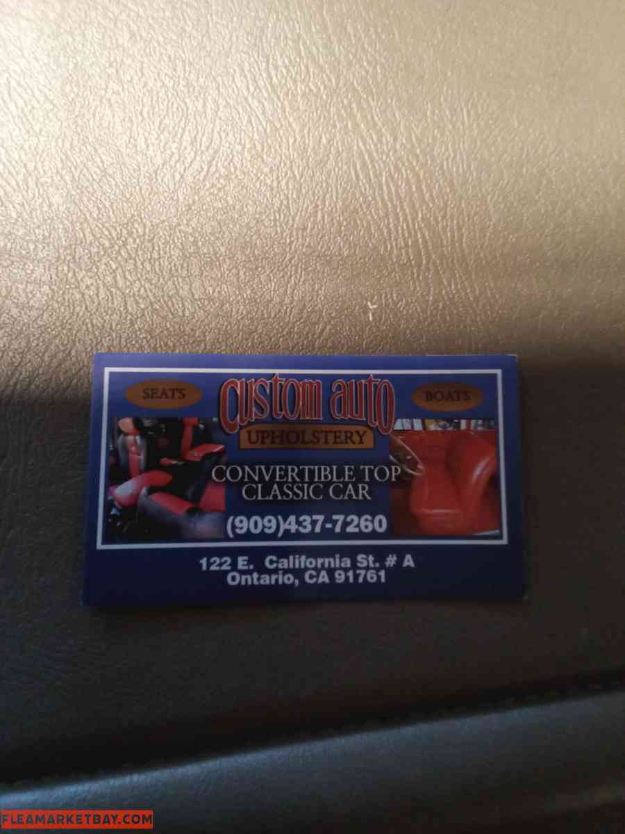 auto upholstery classic Cars Trucks Boats barcos truck 💺