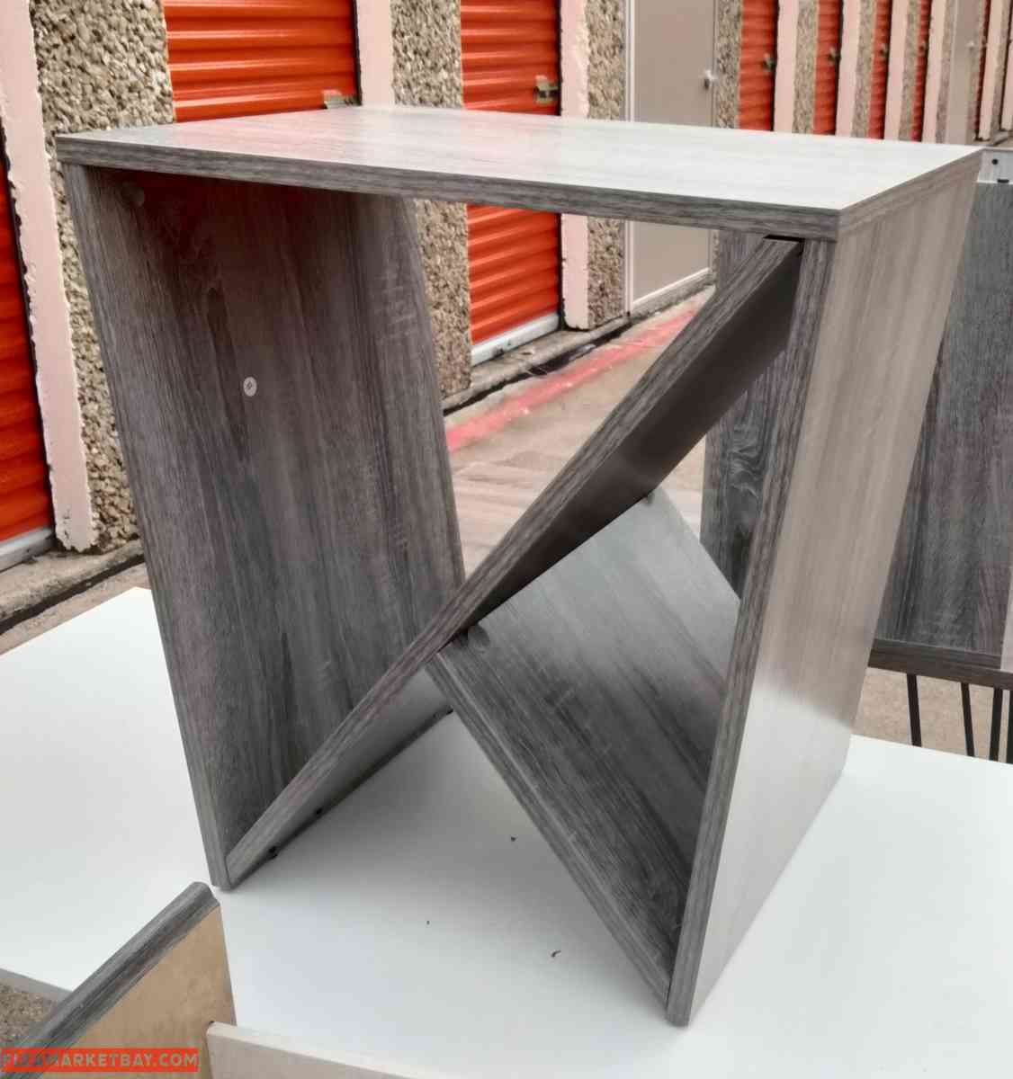 Two end Tables grey