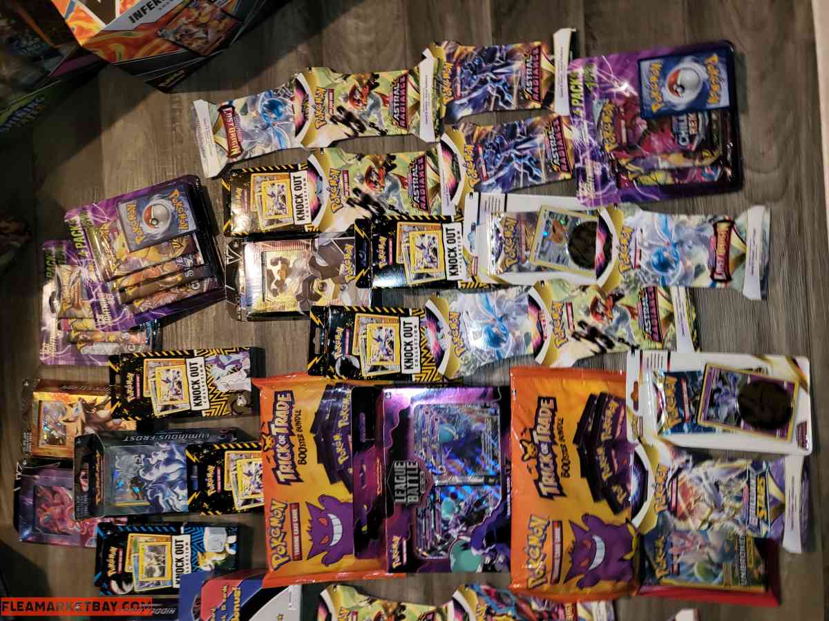 Unopened  pokemon cards  AtoZ there a little of everything