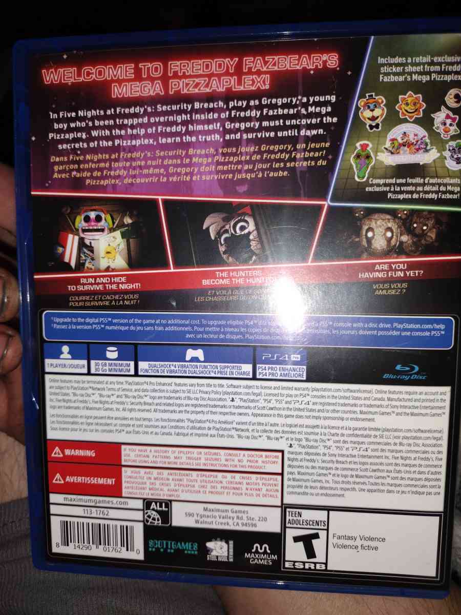 Five Nights at Freddy's Security Breach PS4