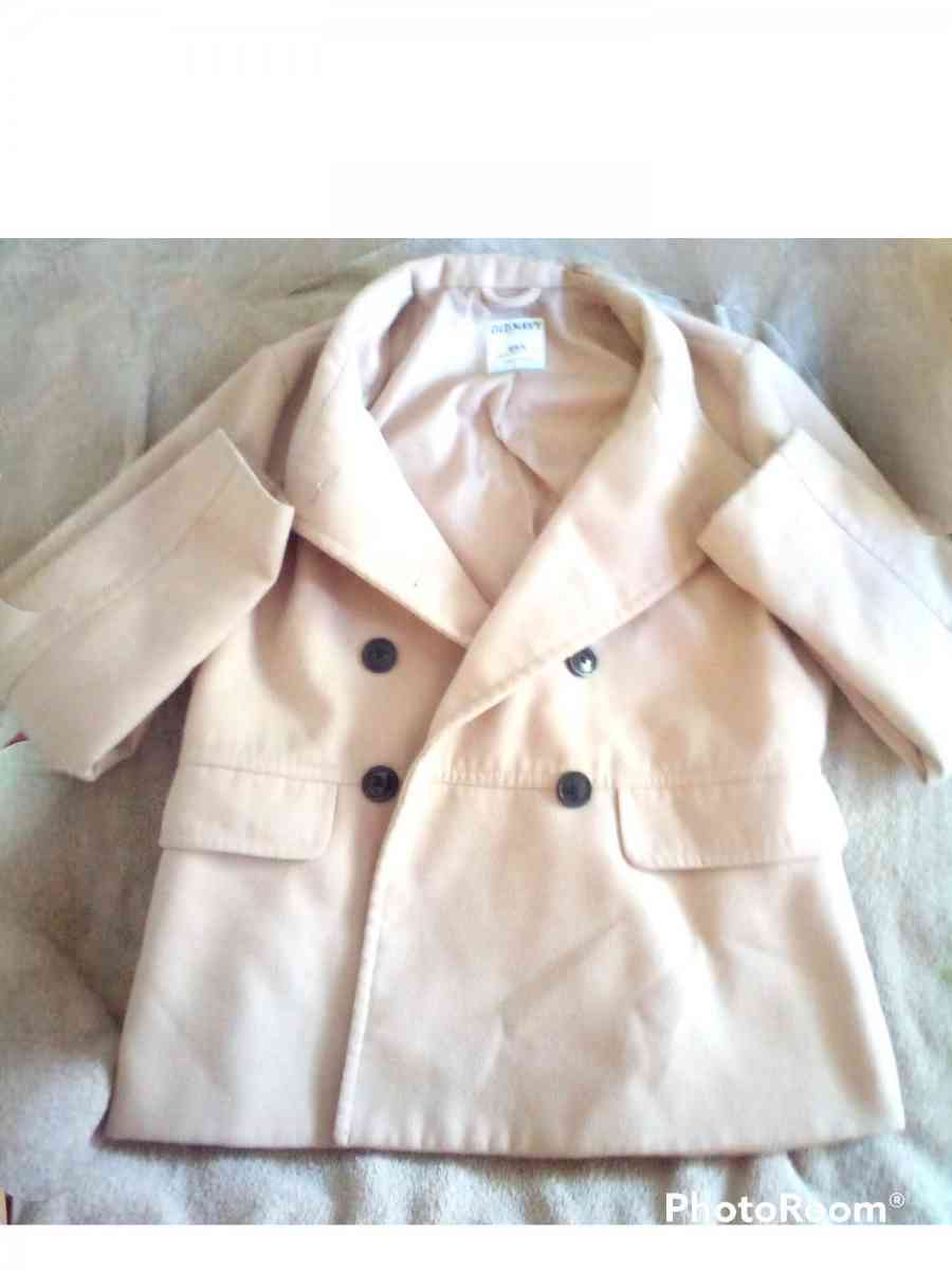 OLD NAVY BEIGE PEACOAT szM