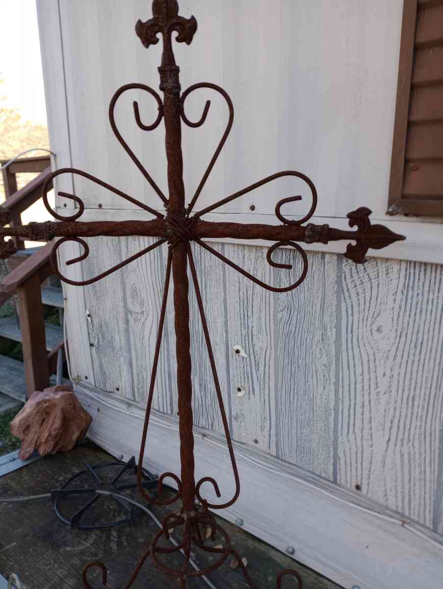 wrought iron cross