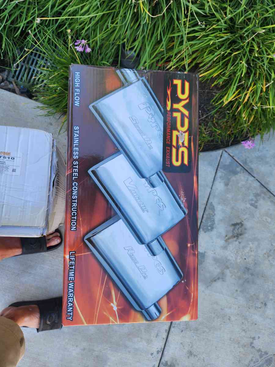Pypes high flow muffler new
