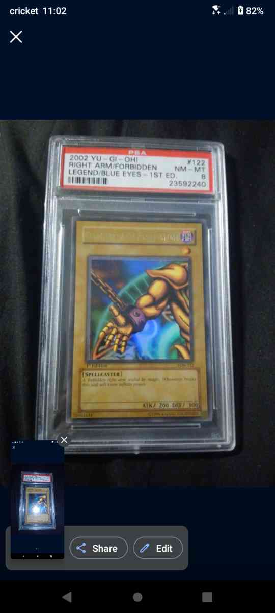 Yu-Gi-Oh Exodia PSA 8