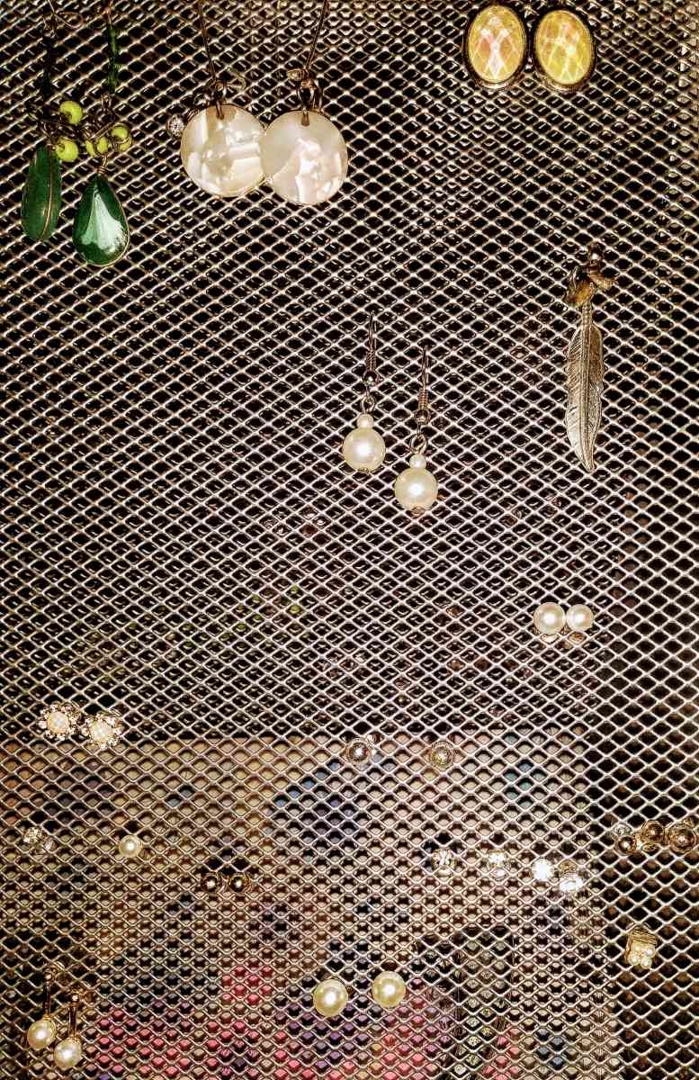 stud and dangle earrings