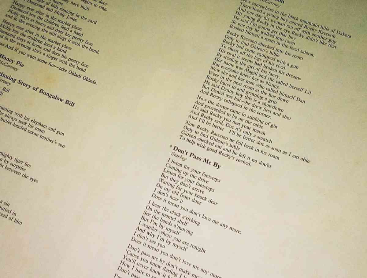 Beatles 'White Album' Original year