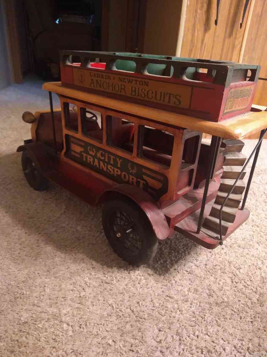 real big antique wooden toys