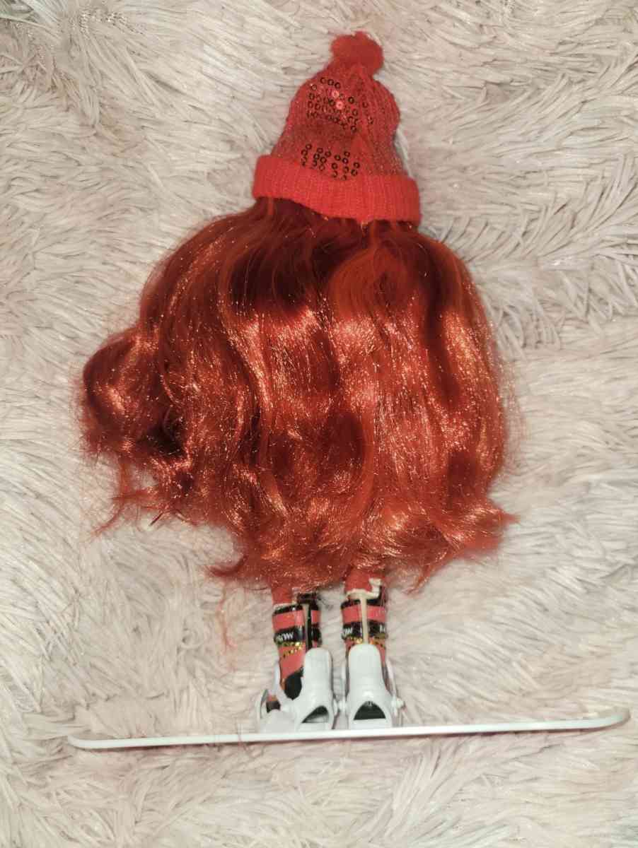 Red rainbow high doll