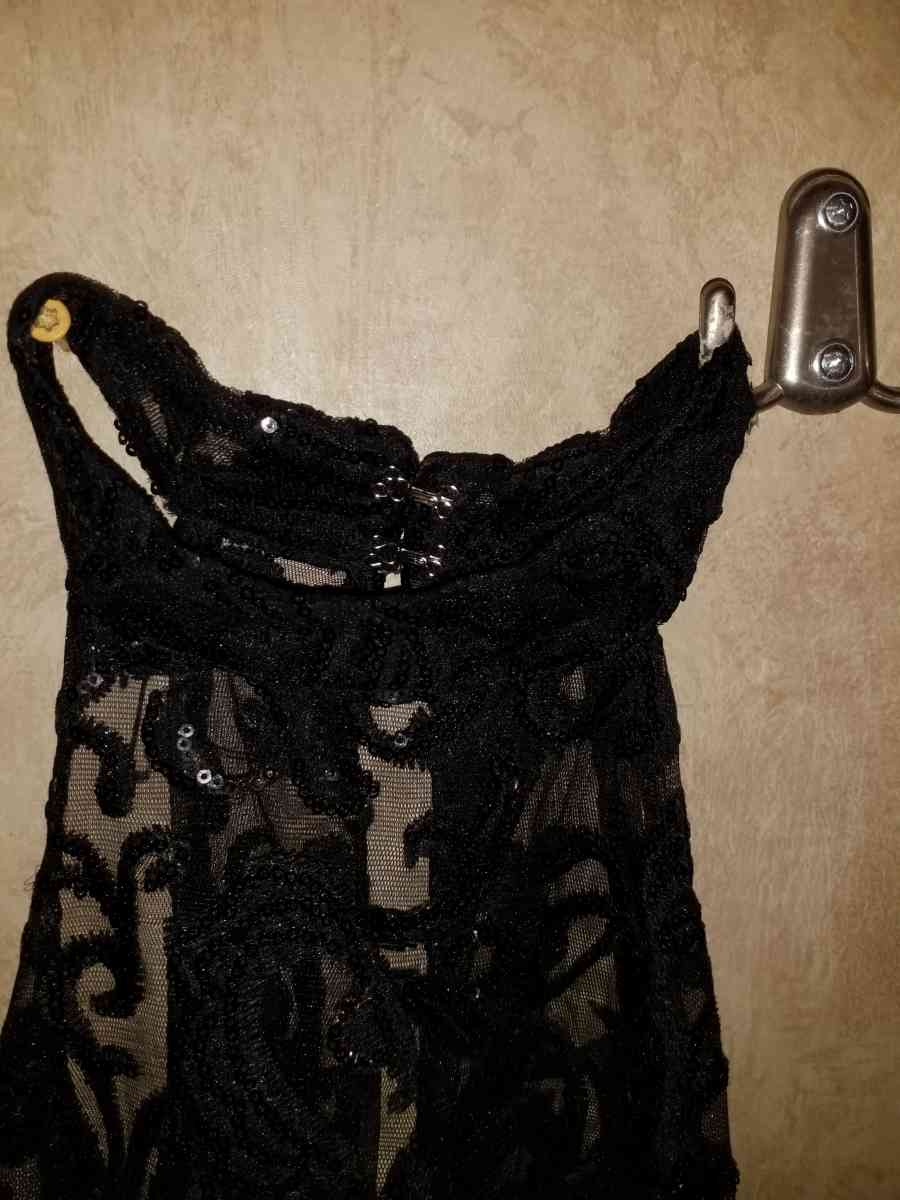 black cocktail dress one of a kind