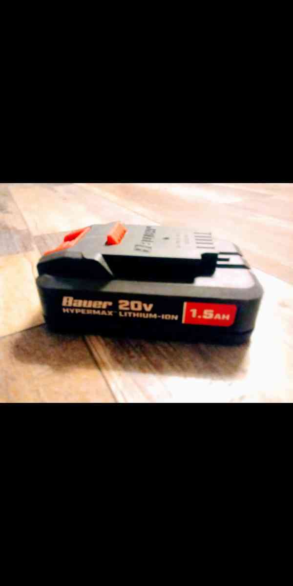 Bauer 20 volt battery 20