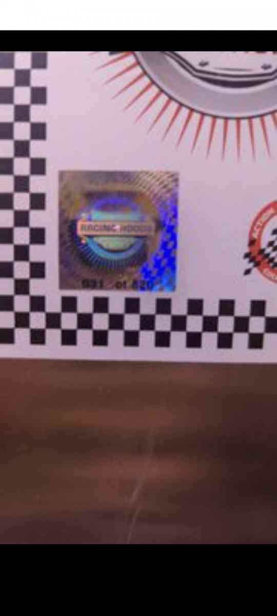 nascar Winston cup champions hood