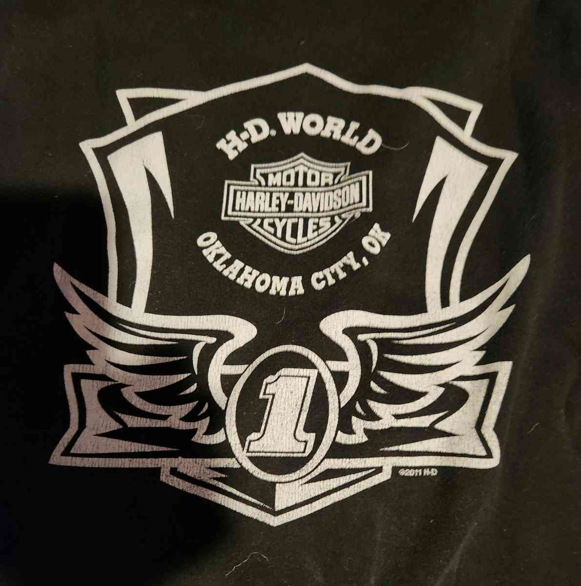 Harley Davidson used LG womans Long sleeve okc