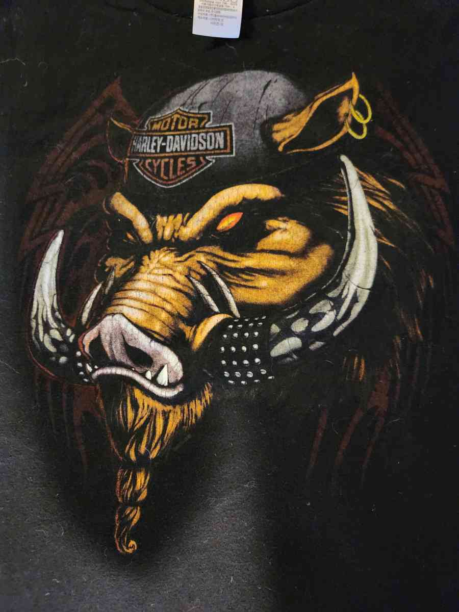 Harley Davidson Used LG two shirts Both Lubbuck Tx