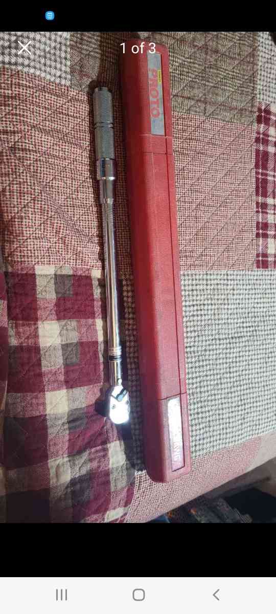 Proto Big Dawg # 153 Foot Pound Torque Wrench Ratchet Head 6