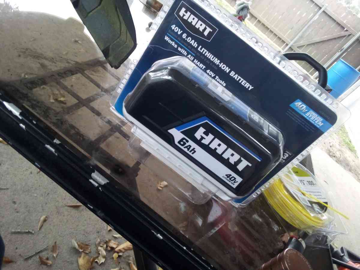 Hart 40v 6ah lithium ion battery