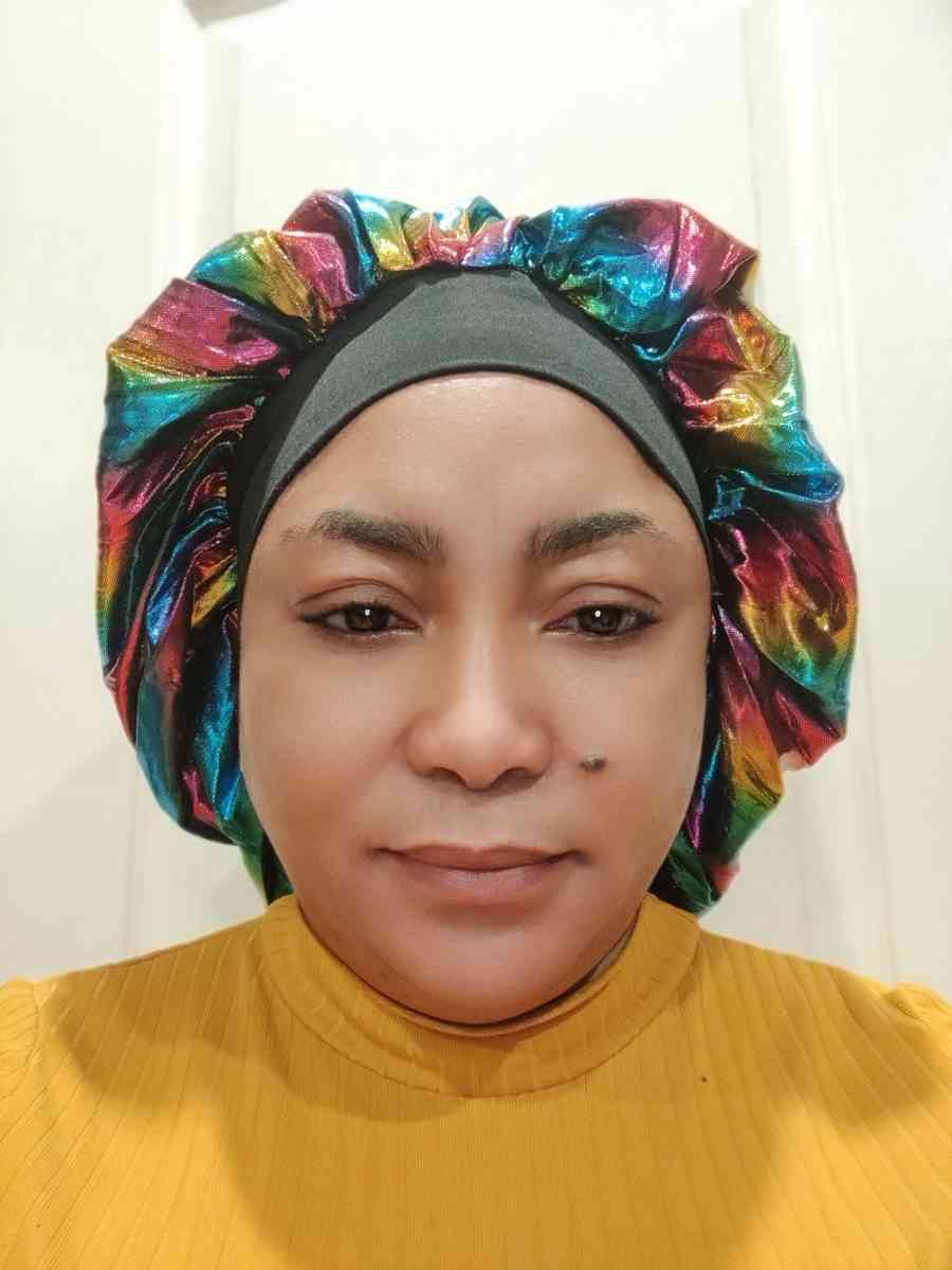 protective Edge Control Silk and Velvet hair bonnet