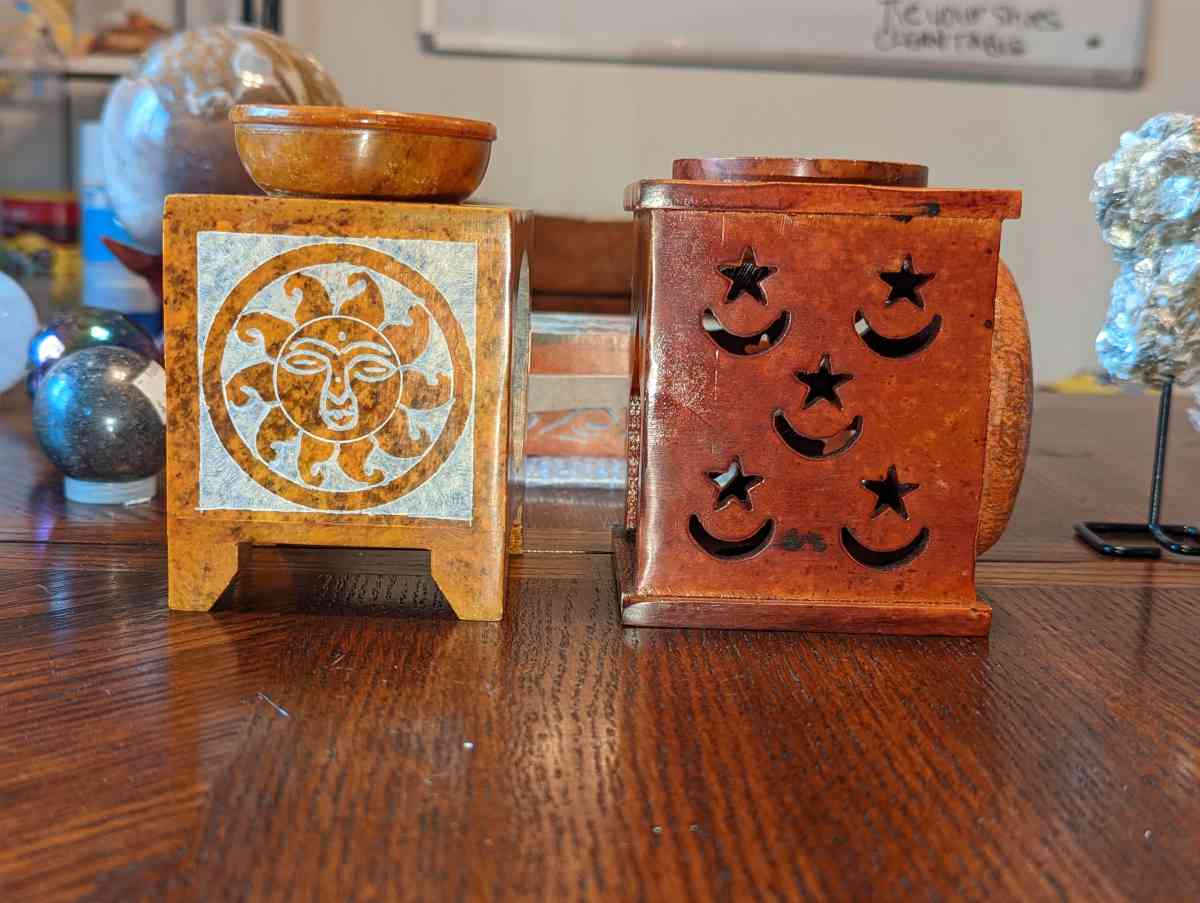 soapstone/Sunshine and moon and stones