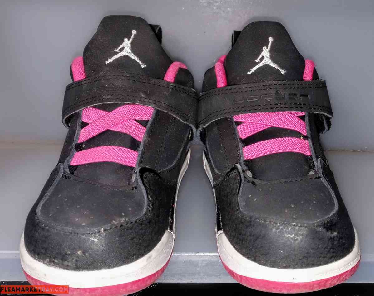 Toddler Size 4C Pink/Black Nike Jordan Shoes