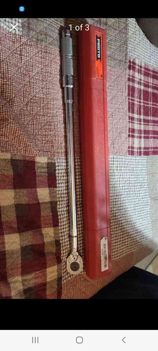 Proto 6014C Micrometer Torque Wrench With Case