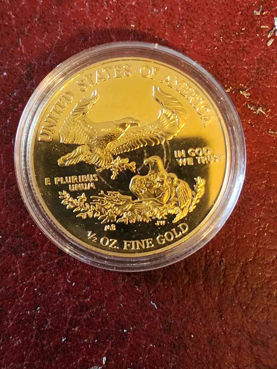 2021 $25 Gold Eagle 1/2 ounce of gold
