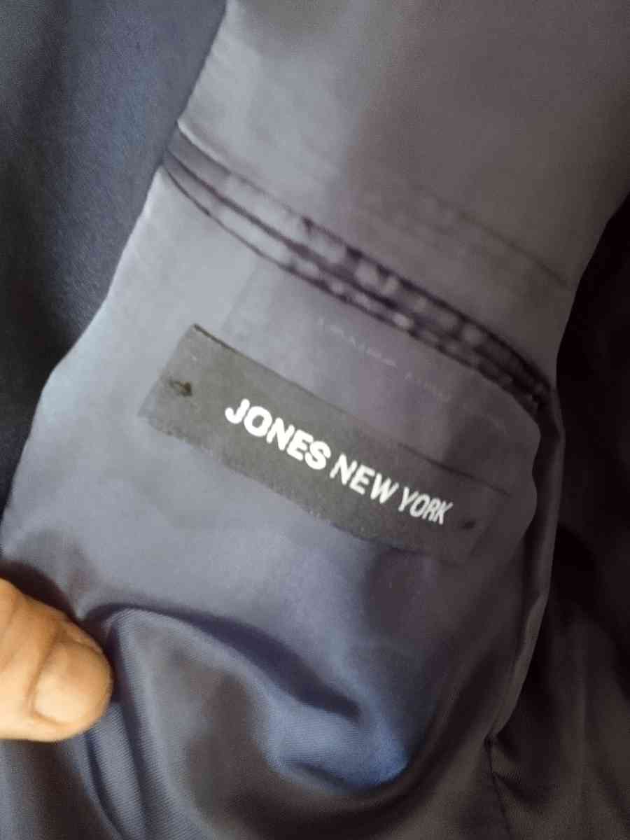 Navy Blue Suit large coat 30 pants