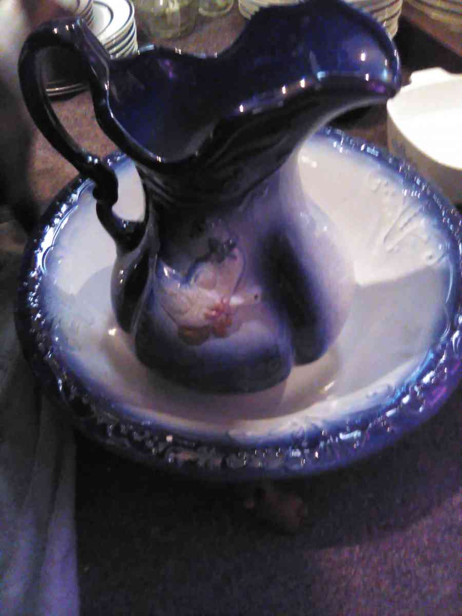 Vintage Water Pitcher and Basin