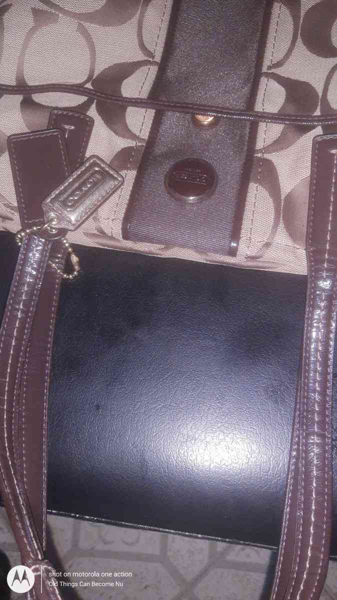 COACH H1380F25771 SIGNATURE STRIPE TOTE