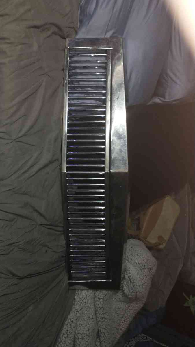 chrome grill for a car